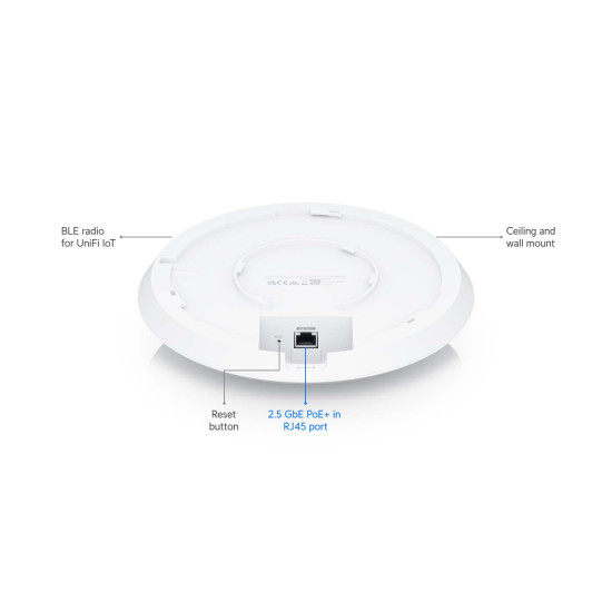 Access Point Ubiquiti UniFi, Wi-Fi 6E, U6-Enterprise